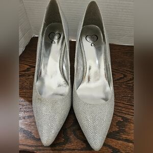 Silver glitter heels 143 GIRL Owanda size 10 (3)